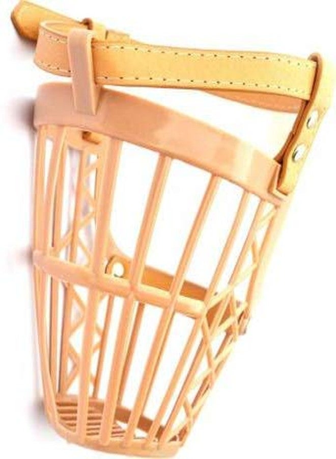 UNICORN Dog Muzzle Medium Size for Medium Sized and Small Dogs Brown (Color Made of Leather) (no.-4) - Image 1